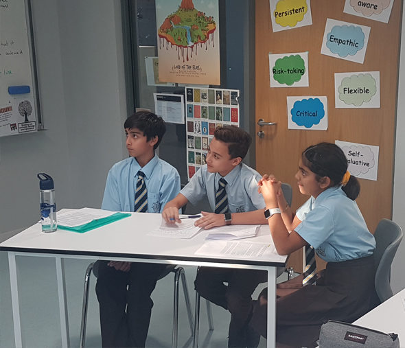 NLCS Dubai competes against Dubai College in a Debate Competition