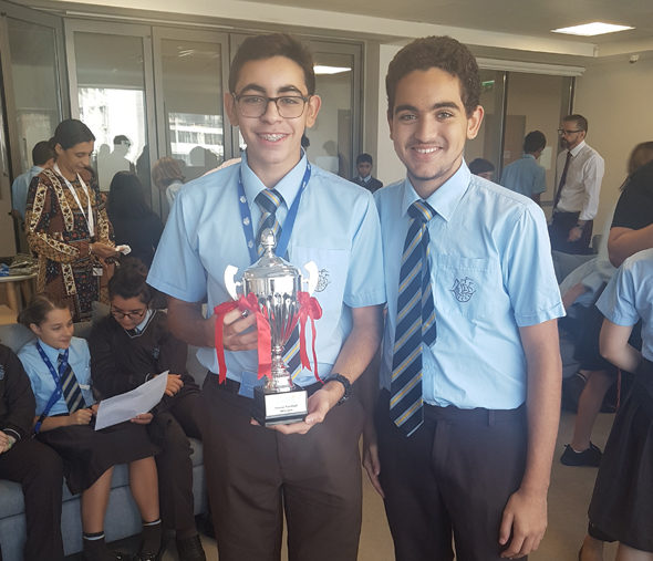 Senior School competing in a round robin tournament